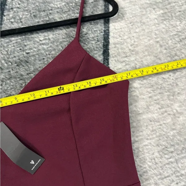 Lulu's Wine High Low Dress Size XL - Image 9