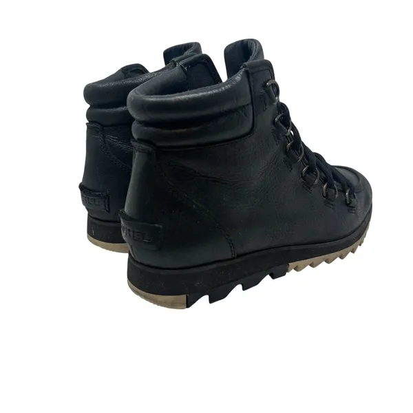 Sorel Harlow Lace‎ Waterproof Leather Boots Black Women's 6.5 NL3399 - Image 7