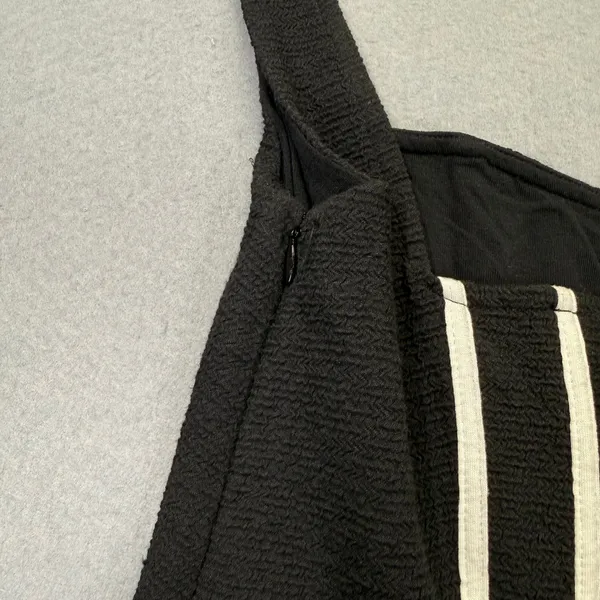 Anthropologie Black White Striped Textured Fit Flare Dress Size 4‎ NWT - Image 14