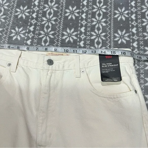 Levi's 70s Ultra High Rise Slim Straight Jeans Size 32 90s Nomcore Clean‎ Girl - Image 14