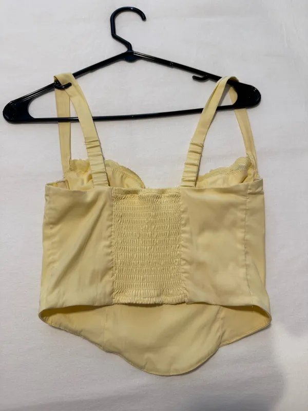Yellow Corset Top Garage - Image 2