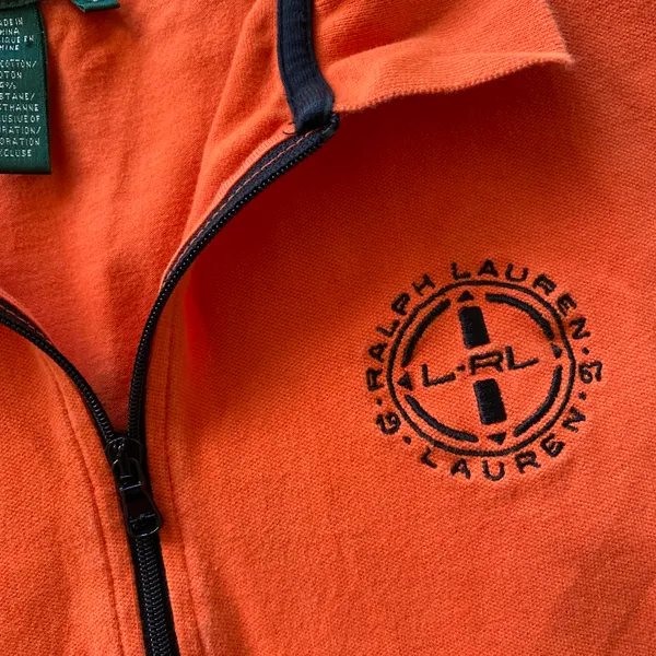 Ralph Lauren Vintage Quarter Zip Polo Shirt - Image 7