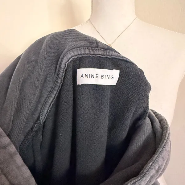 ANINE BING Women's Bleached Alec
Hoodie Size Medium - Image 16