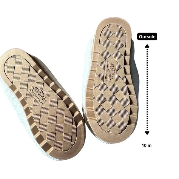 Dearfoams Women's Cream Memory Foam Slippers - Image 7