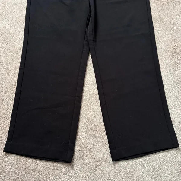 New Old Navy Extra High Rise Taylor Wide Leg Trousers Pants Black Size Large - Image 6
