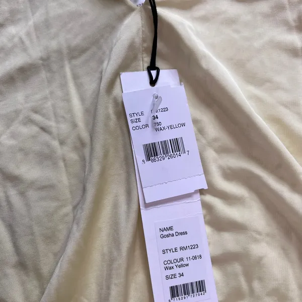 Remain Womens Gosha V-Neck Calf Midi Dress Sz US 2 - Image 6