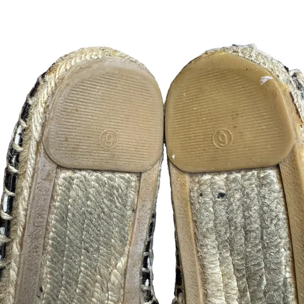 Tory Burch Shoes‎ Womens Size 6 Brown Fur Espadrille Flats Animal Print Casual - Image 11