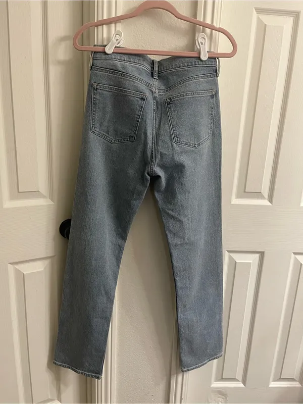 GAP Light Blue Straight Leg Jeans - Image 4