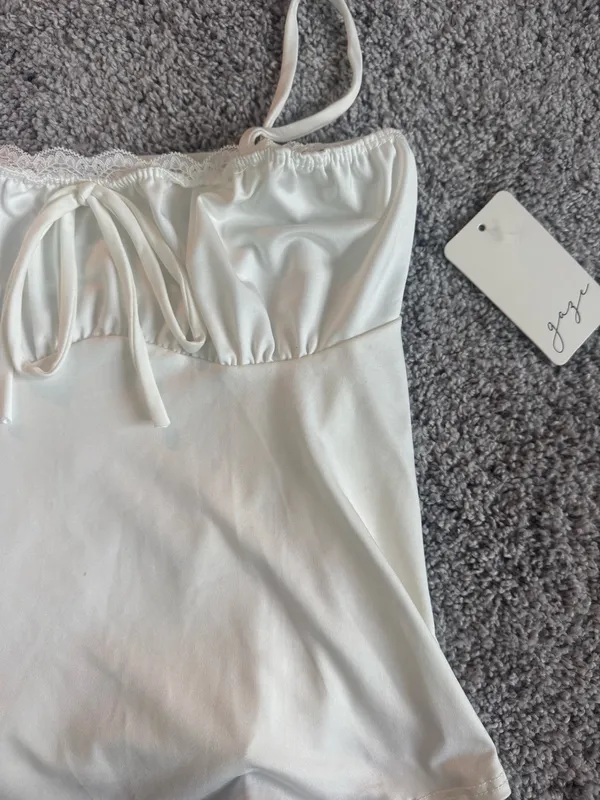 Gage white silk top  - Image 6