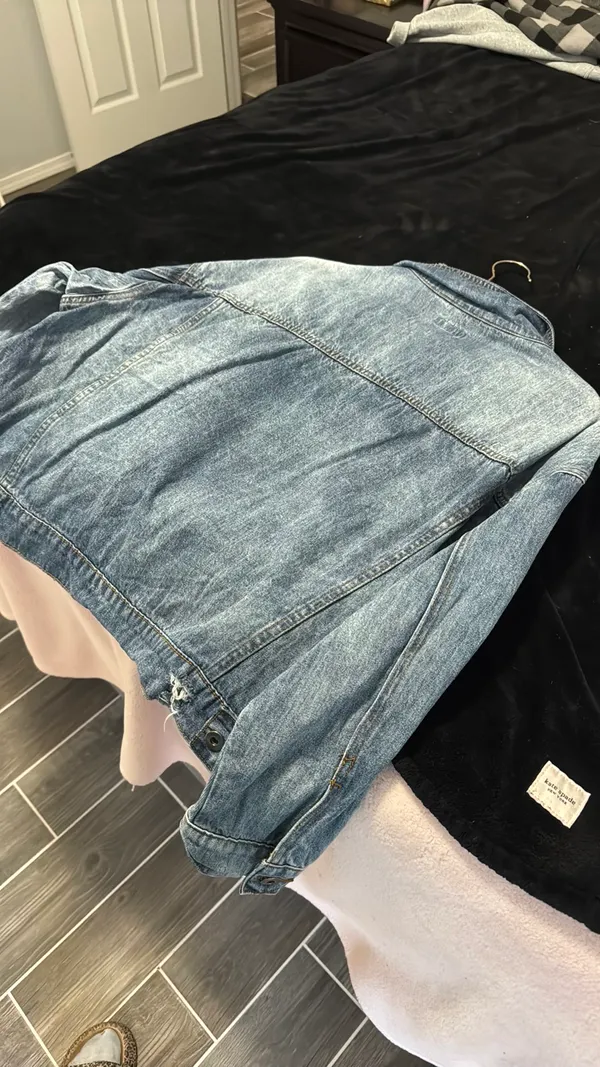 Easel Denim Jacket Cheetah - Image 2