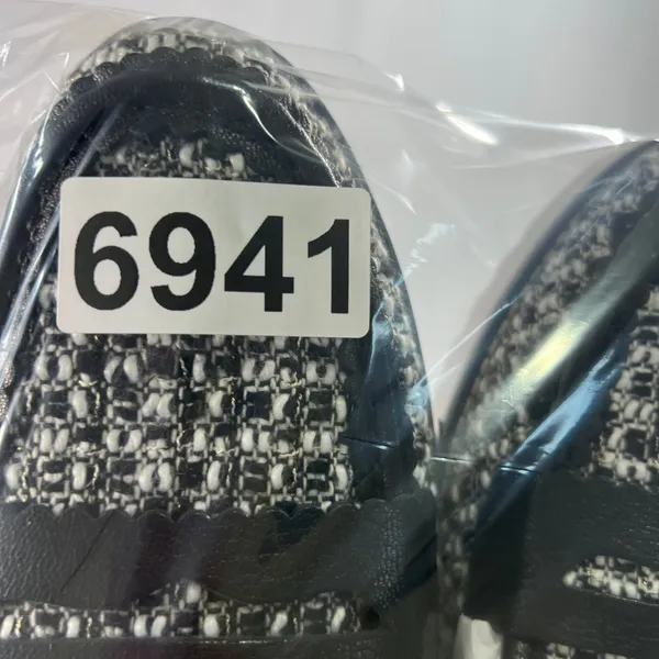 NYDJ Owen Penny Loafers‎ Bouclé Fabric Upper / Leather Trim Lug Sole Shoes 9M - Image 10