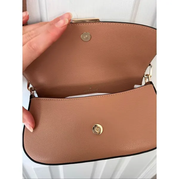 Kate Spade brown Crossbody bag Quinn Mini Bag new with tags retail $299 - Image 7