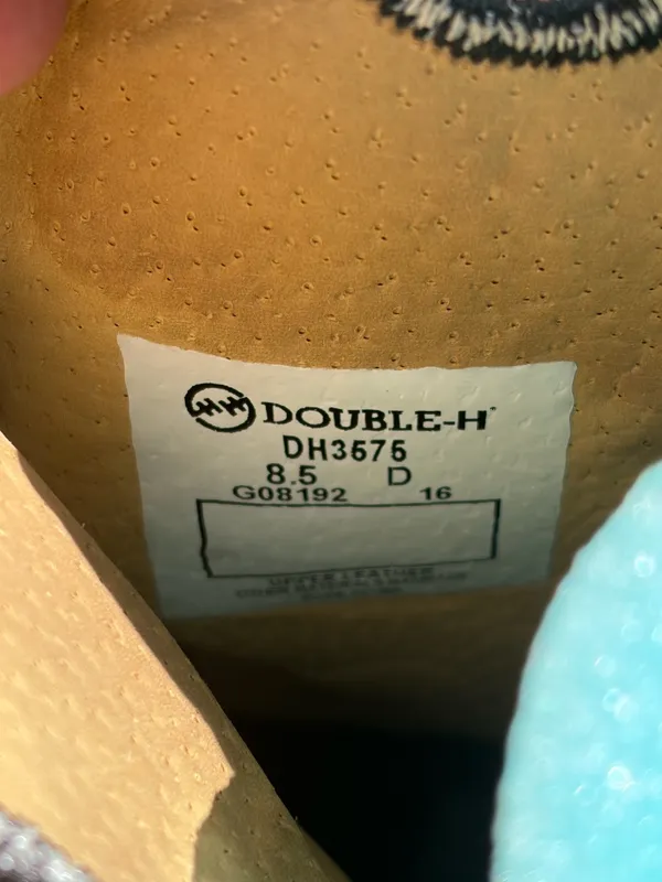 Women’s Double H boots Brown Size 8.5 - Image 3