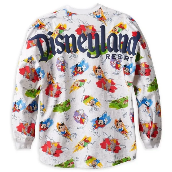 Disney Parks Ink & Paint Spirit Jersey featuring classic animated characters - Image 15