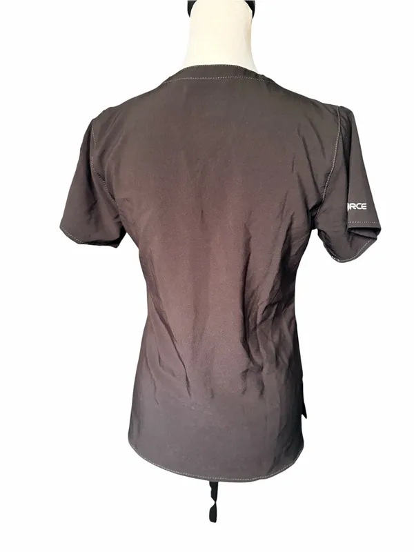 Carhartt Modern Fit Black Scrub Top Size XS - Image 3