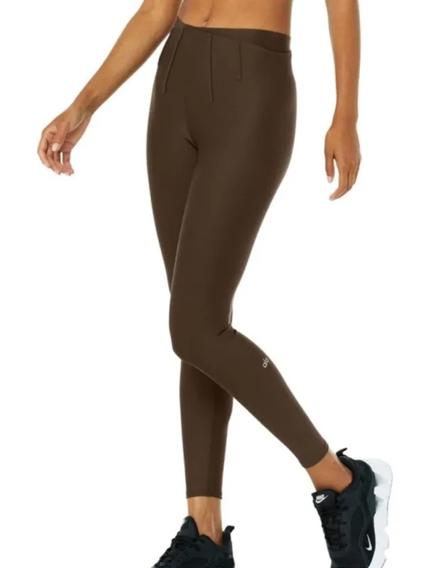 Alo Airlift High-Waist 7/8 Corset Leggings Espresso Hi-Rise Waisted Tights Pants - Image 3