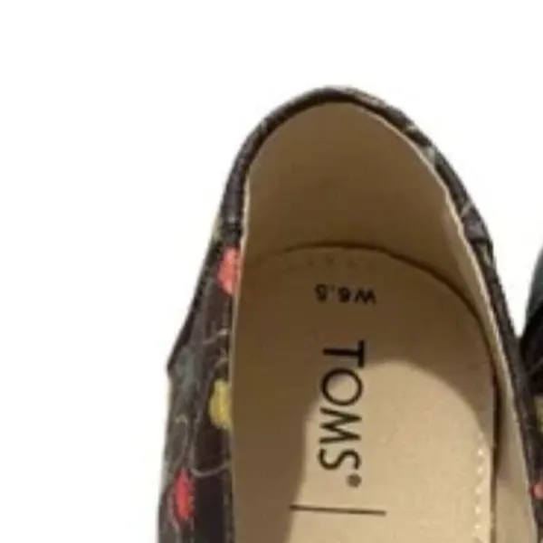 Toms Christmas‎ Lights Shoes 6.5 - Image 3