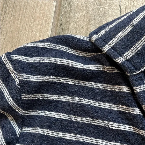 Sincerely Jules Striped Polo in Navy - Image 3