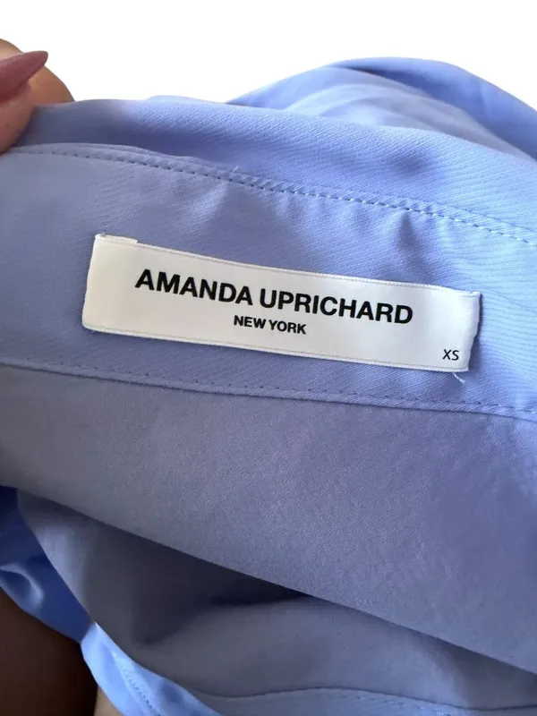 AMANDA UPRICHARD Lavender Purple One Shoulder Ruched Top Size XS - Image 6