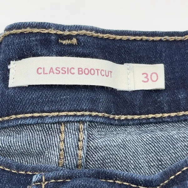 Levis Classic Bootcut Jeans Womens 30 Dark Wash‎ Stretch Minimalist Americana - Image 7