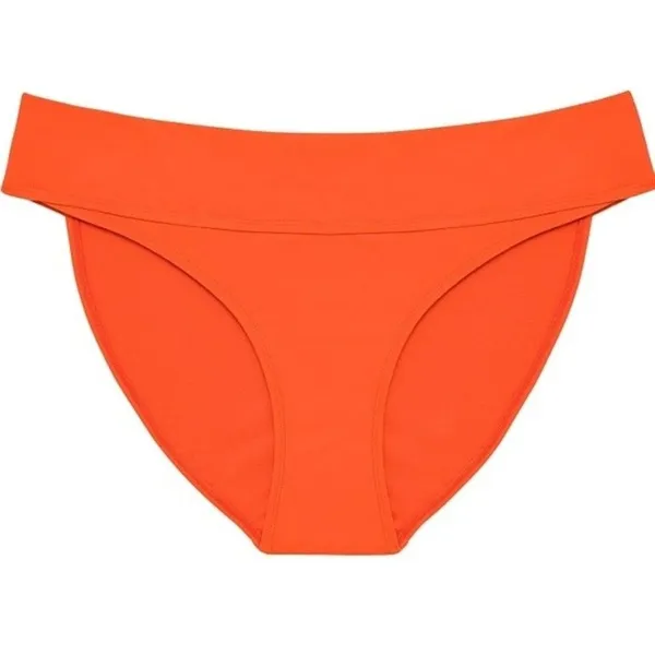 Time and Tru Orange Mid Rise High Cut Bikini Bottoms Plus Size 3X NWT - Image 3