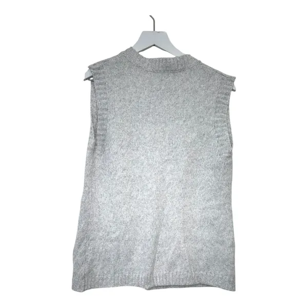 NWT Petal + Pup Knit Sweater Vest Light Gray Size XS/S - Image 9