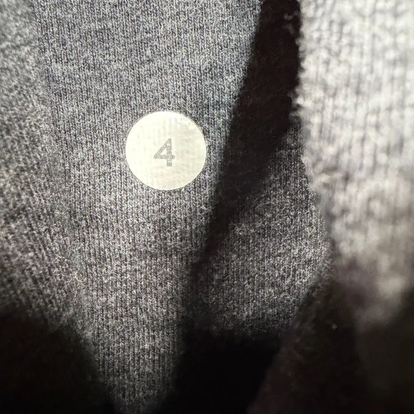 Lululemon 4 Wrap Up Jacket Heathered Gray Hoodie Wrapper French Terry Relaxed - Image 9