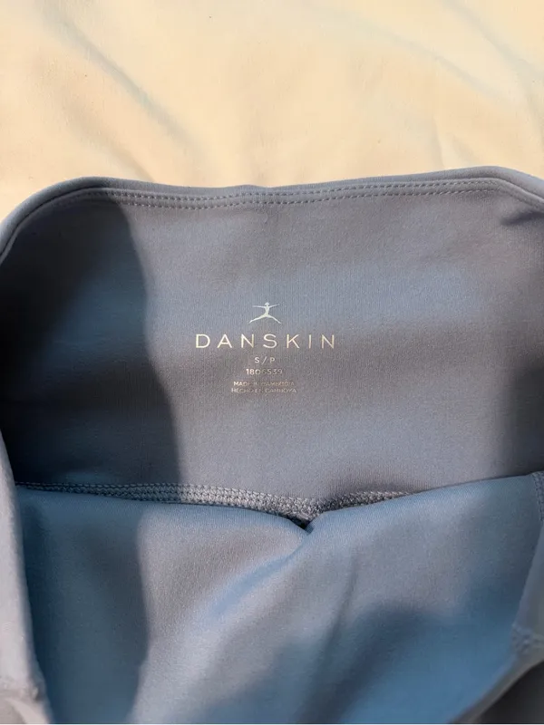 Danskin High-Waist Leggings in Dusty Blue - Image 2