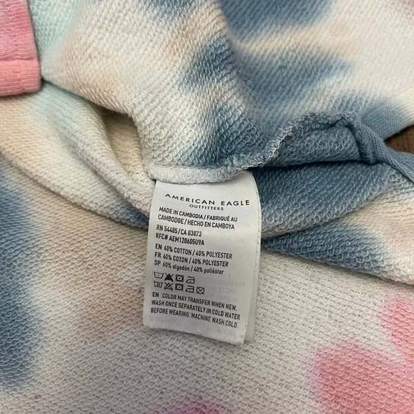 American Eagle Oversized Fleece Crew Neck Sweatshirt - Image 6