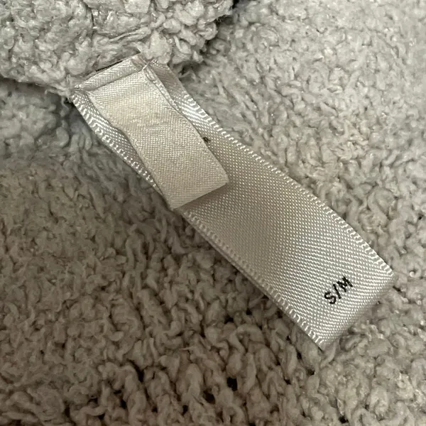 SKIMS Women's Gray High Rise Knit Textured Straight Leg Lounge Trouser Pants S/M - Image 4