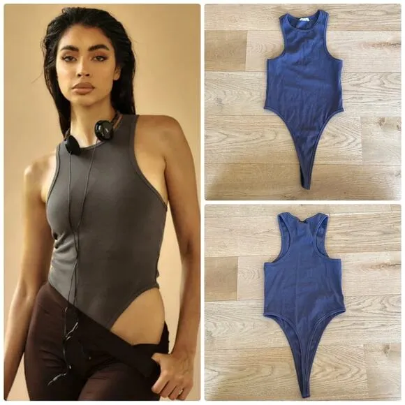 Sisters and Seekers Aura Bodysuit in Dark Grey - Image 2