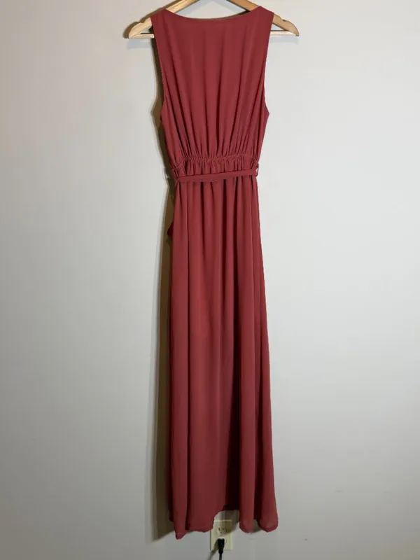 Baltic Born Hera Chiffon Maxi Dress Women XS Berry Formal Bridesmaid Wedding NWT - Image 12