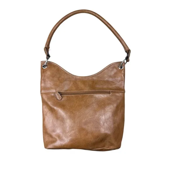 Rosetti Tip Top Hobo Bag‎ Brown Sugar Vegan Leather Shoulder Purse Boho - Image 10