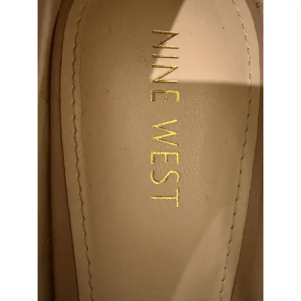 Nine West Nude Pointed Toe Pumps Classic Beige Heels Size 9.5 EUC - Image 12