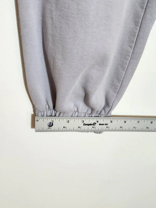 John Galt Light Purple-Gray Sweatpants One Size Flaw - Image 7