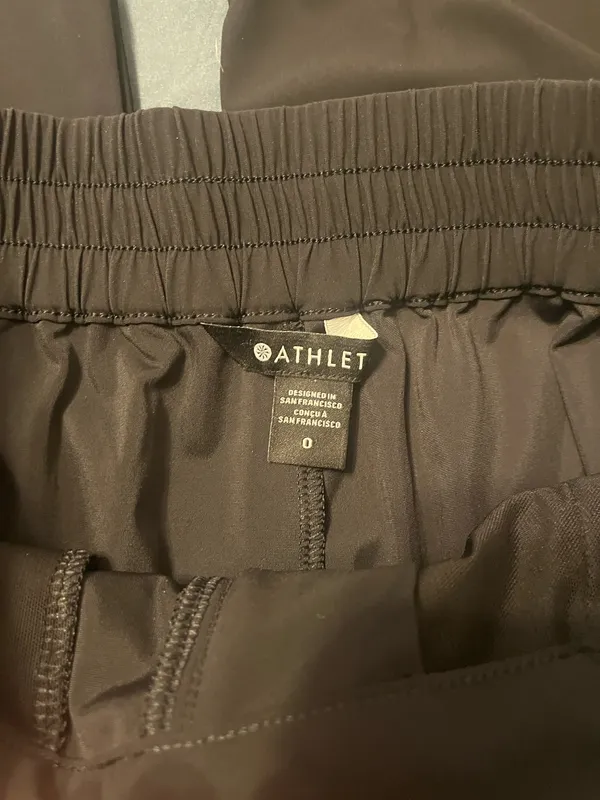 Athleta Charcoal Elastic Waist Pants - Image 3