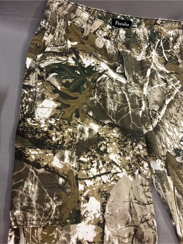 Womens/ juniors Camouflage fashion/ Hunting Pants small trendy camo - Image 4