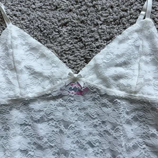 Edikted White Lace Top - Image 2