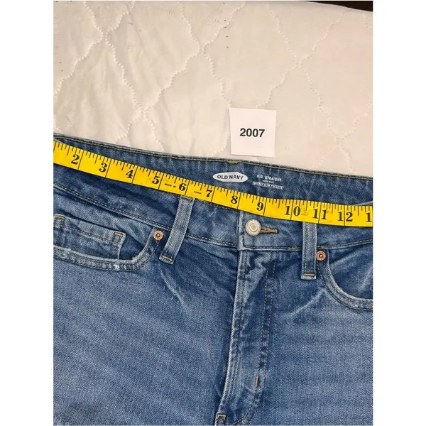 Old Navy Women's Distressed Skinny Jeans - Light Blue Wash - Image 3