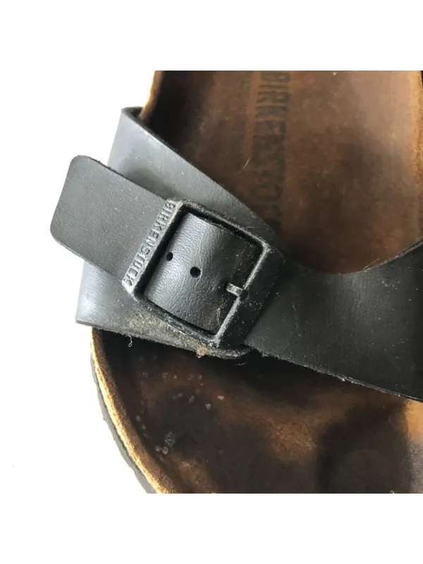 Birkenstock Madrid Black Birko-Flor Sandals 36 US 5 - Image 3