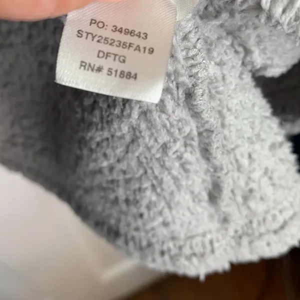 Patagonia Women's Salt Grey Los Gatos 1/4-Zip Fleece Pullover W-845 Sz M - Image 9