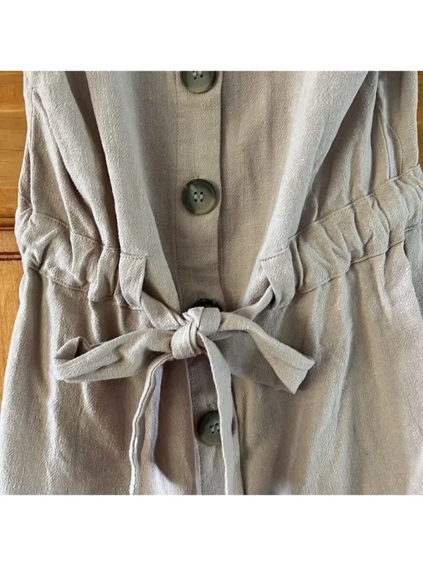 Primark Belted Button Down Tank Top NWOT - Image 2