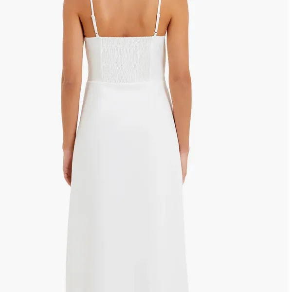 French Connection White Corset Dress - Image 3