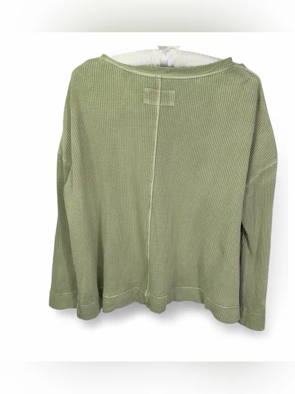 Anthropologie Pilcro Women’s Moira V-Neck Waffle Knit Thermal Top Shirt Size S - Image 12
