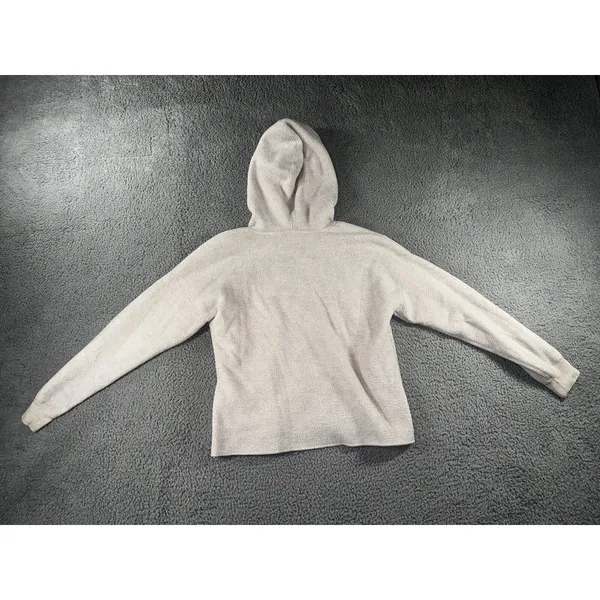 Abercrombie &‎ Fitch Hoodie Women Medium Sherpa Fleece Pullover - Image 3