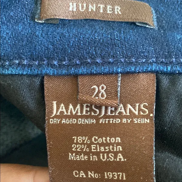 James Dark Blue Jeans, Size 28 Waist - Image 4