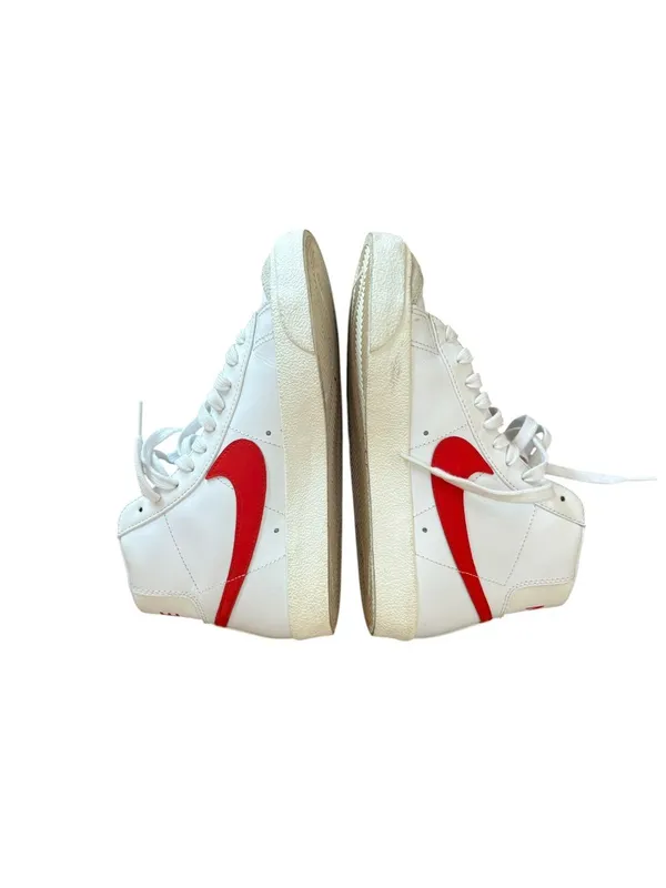 Nike Blazer Mid 77 Vintage CZ1055 101 Habanero Red Sail White Womens Size 7 - Image 4