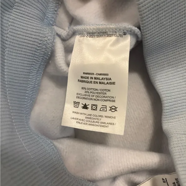 Nike Sky Blue Women’s Oversized Fit Sportswear Fleece Jogger Size XS - Image 6