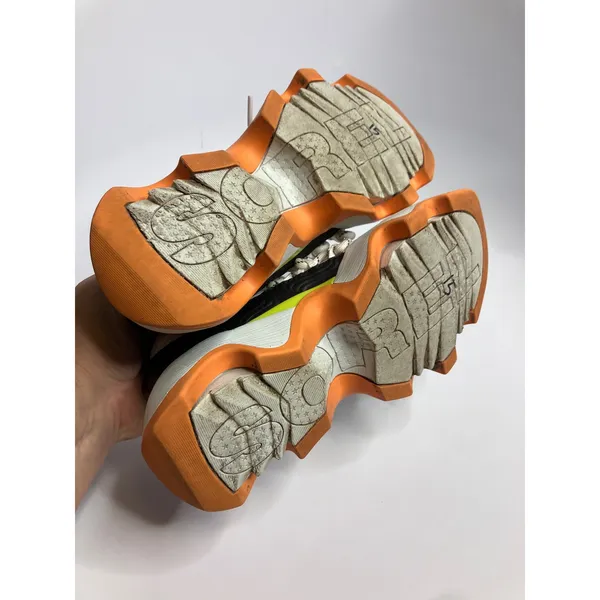 Sorel Kinetic Impact Lace Sneakers Womens 6 White Orange Excellent NL4952-125 - Image 6
