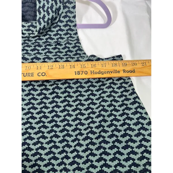 Free People We The Free Crop Top Women M Navy Geometric Mock Neck Sleeveless‎ - Image 5